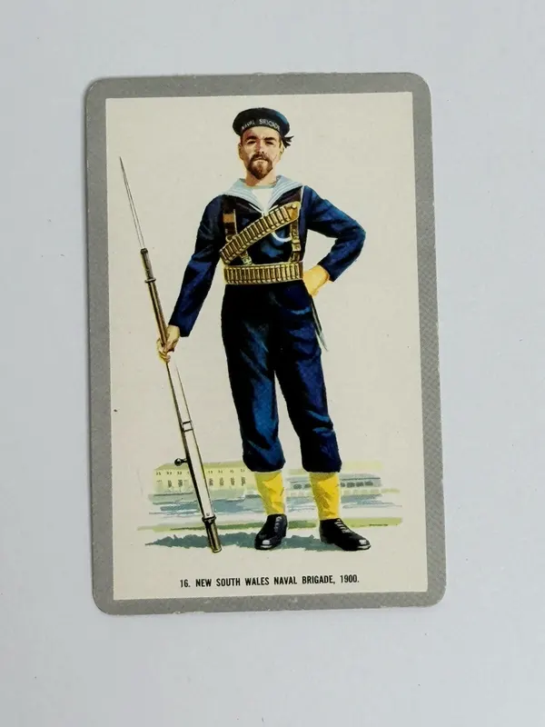 Golden Fleece Swap Card Non-Sport Trading Card No.16 N.S.W. Naval Brigade 1900