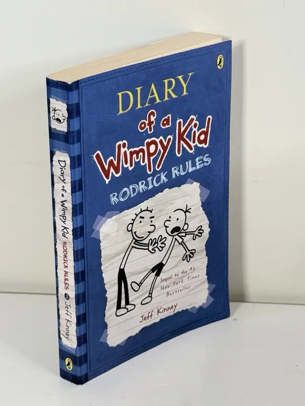 Jeff Kinney Diary of a Wimpy Kid: Rodrick Rules Hardcover Illustrated Ages 9-12