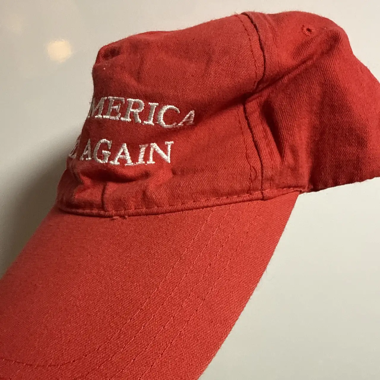 Make America Great Again Red Baseball Cap Retro Spell Out – photo 2