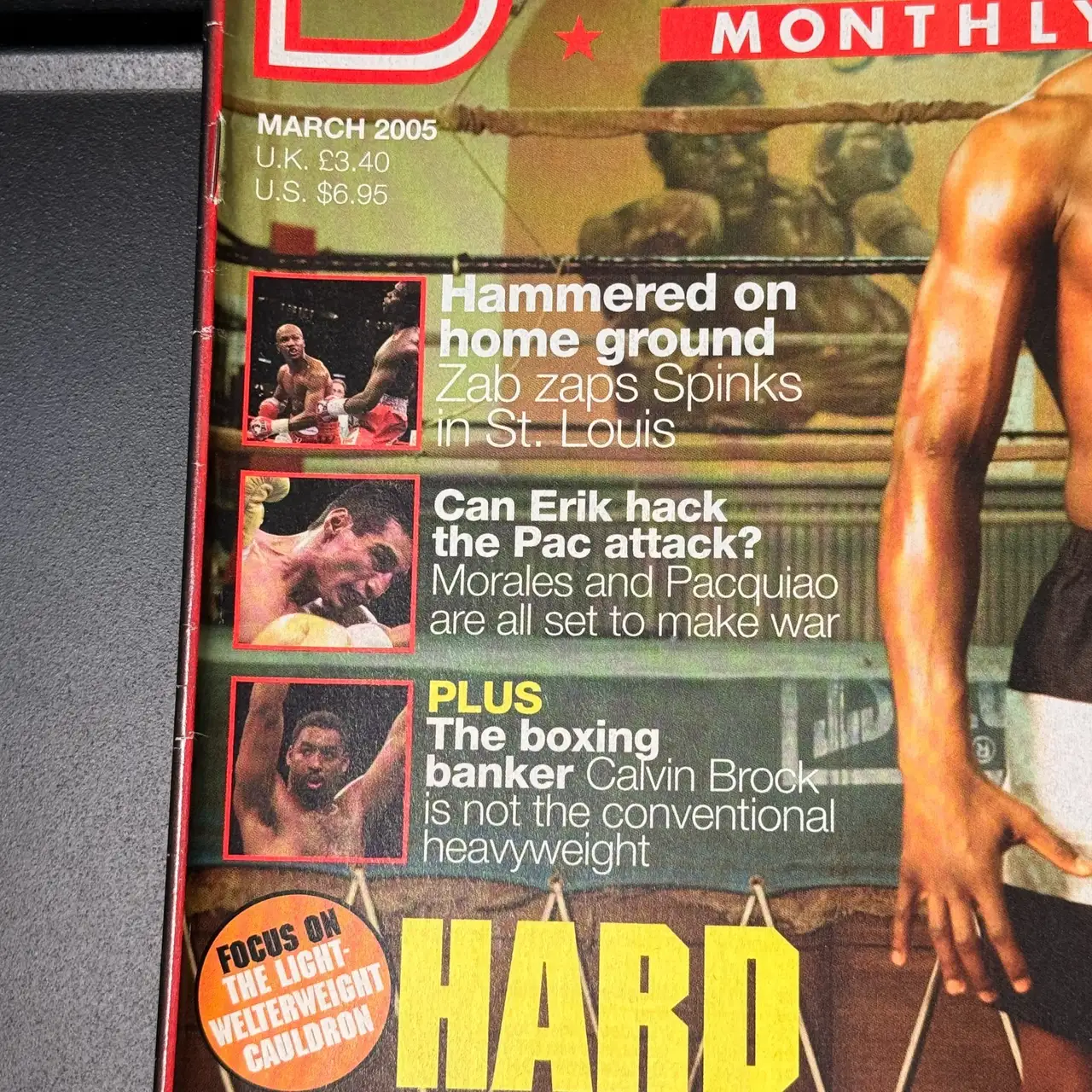 Floyd Mayweather Boxing Monthly magazine tommy hilfiger shorts cover March 2005 – photo 2
