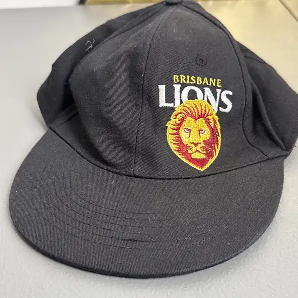 Kids Fitted Brisbane Lions Cap Retro Design