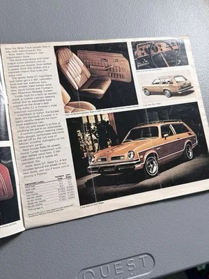 1975 Pontiac Original Sales Brochure Astre Firebird Grand Prix LeMans Vintage – photo 4
