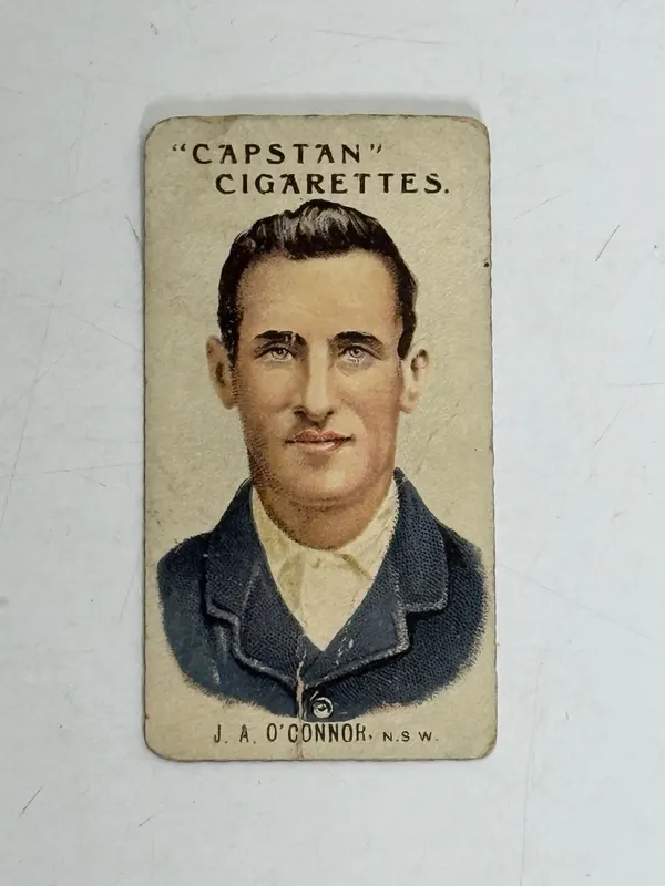 Capstan Prominent Aust & English Cricketers J.A. O'Connor N.S.W. No.19