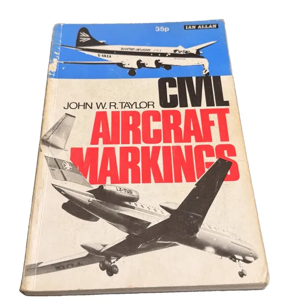 John W.R. Taylor Civil Aircraft Markings 1973 Paperback Book