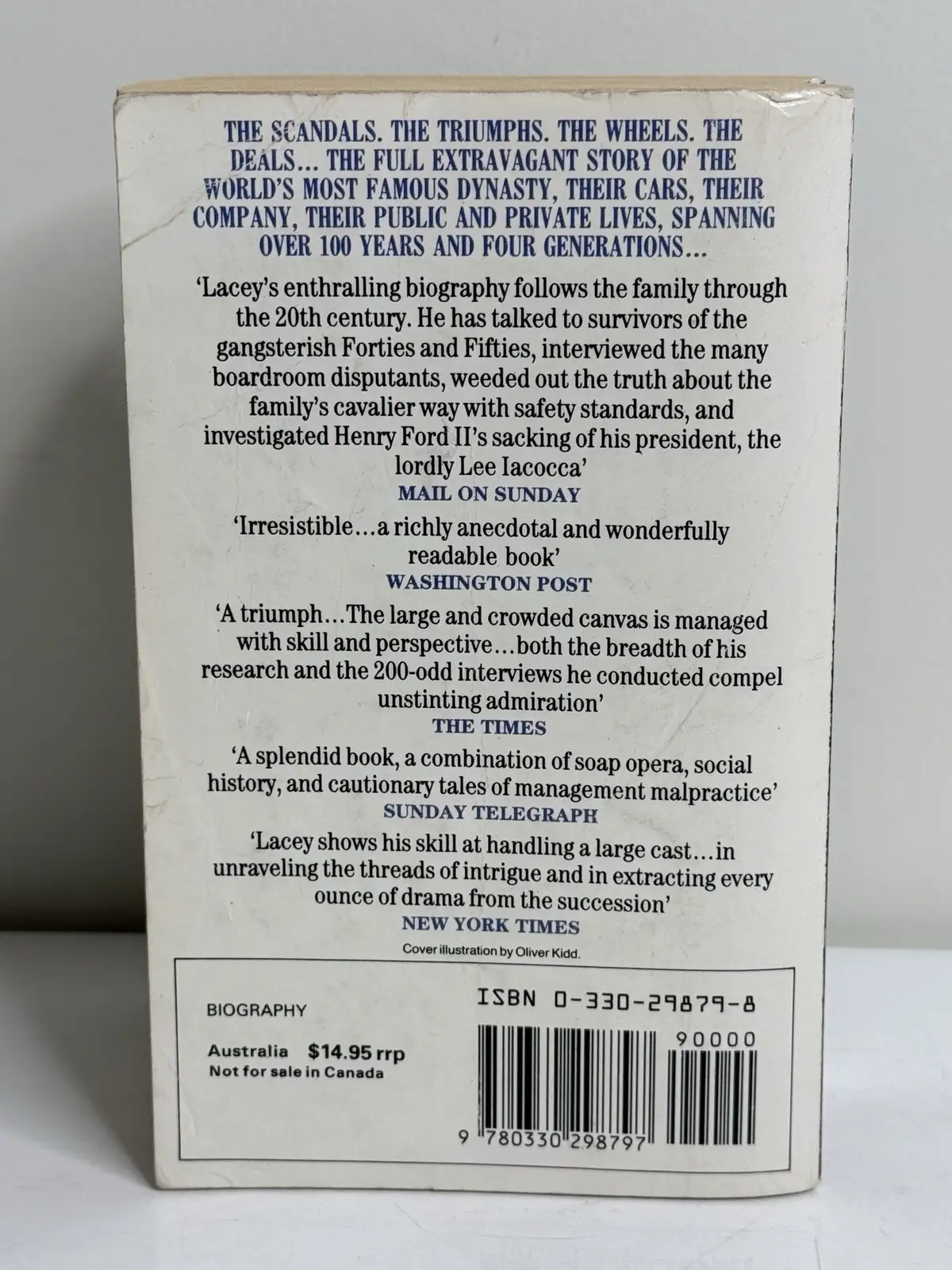 Ford by Robert Lacey Pan Paperback Biography Ford Motor Company – photo 3