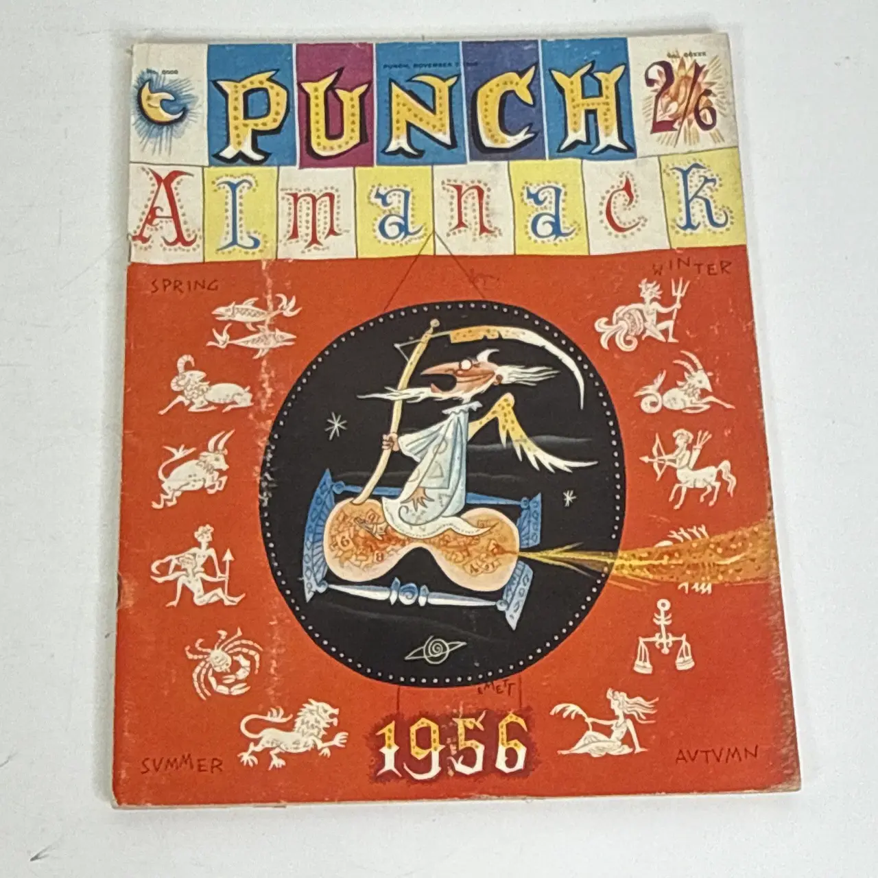 punch almanack november 1955 issue (punch, november 7 1955) 1956 edition – photo 2