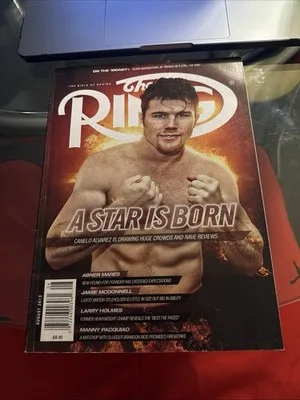 The Ring Magazine A Star Is Born Canelo Alvarez August 2013 Good Condition – photo 2