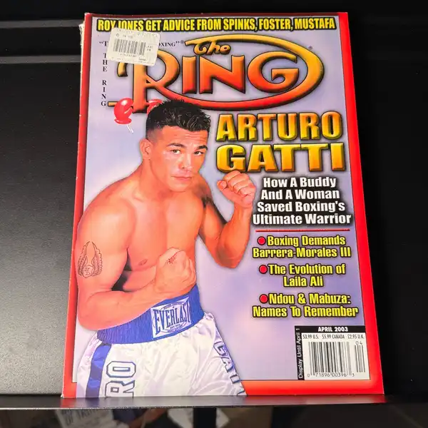 The Ring Magazine Arturo Gatti April 2003 issue