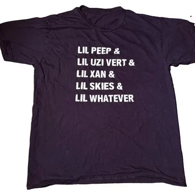 Lil Peep Lil Uzi Vert T Shirt Small Men’s Lil Xan Lil Skies Lil Whatever