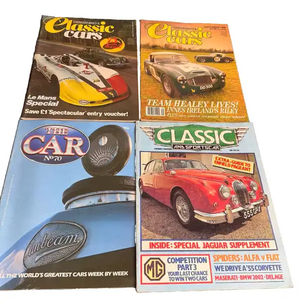 Thoroughbred & Classic Cars Bundle 4 Magazines H Le Mans Special 75 Years Morgan