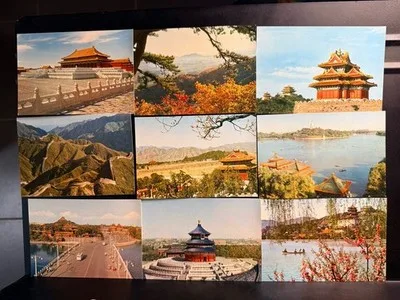 10xVintage China Beijing Peking Postcards Great Wall Forbidden City Scenic Views – photo 3