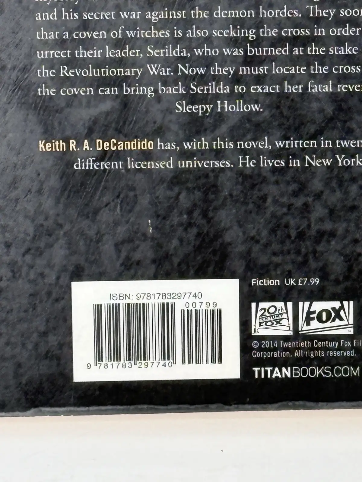 Titan Books Sleepy Hollow: Children of the Revolution Keith R. A. DeCandido – photo 3