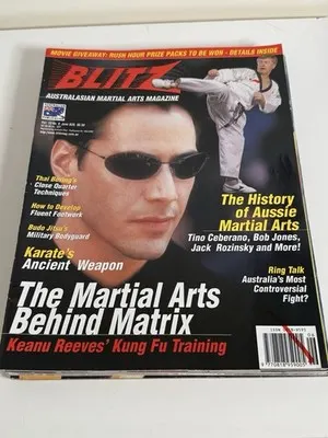 BLITZ Australasian Martial Arts Magazine Vol 13 No 6 Keanu Reeves Matrix
