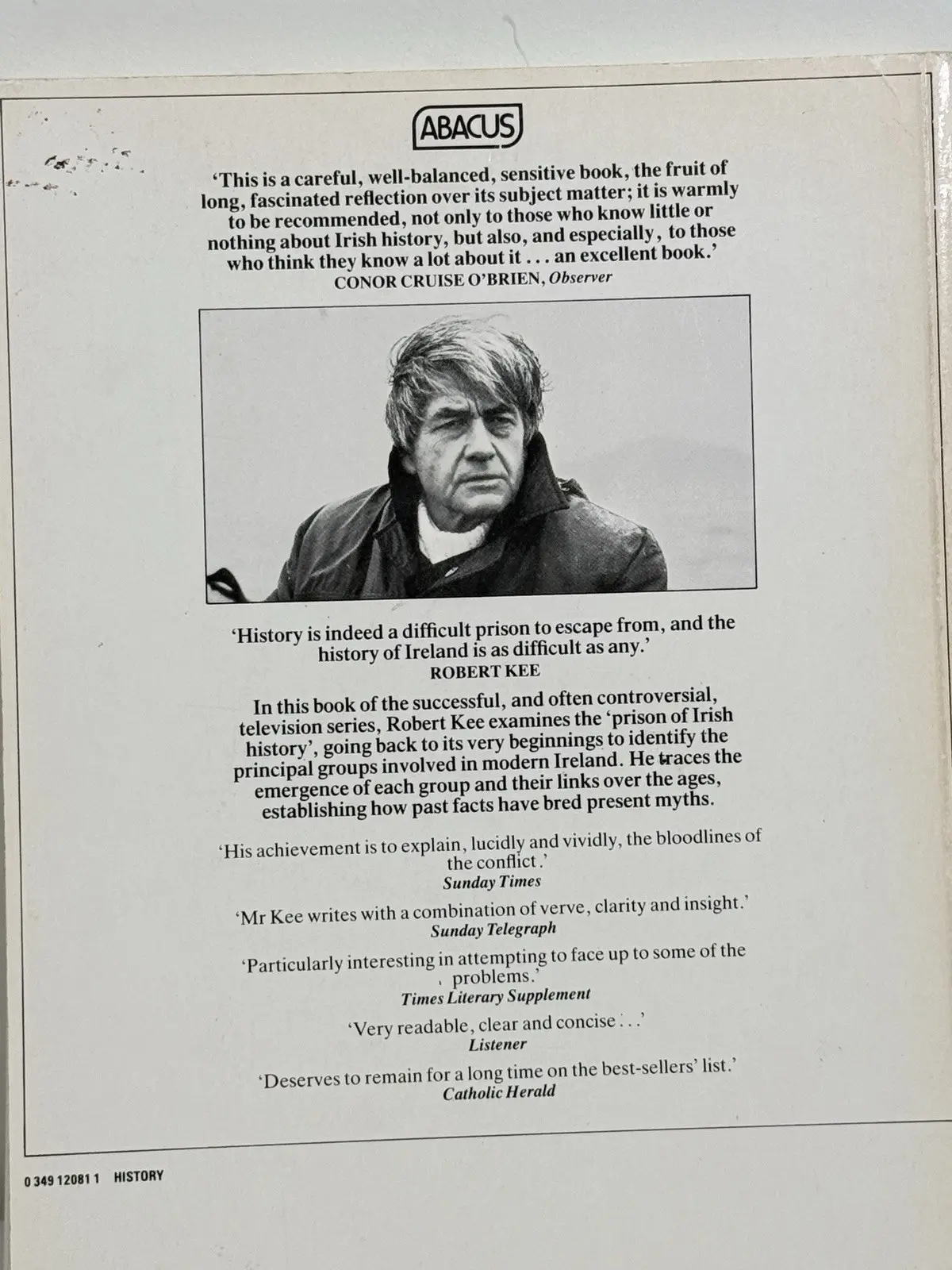 Robert Kee Ireland: A History Abacus Paperback BBC/RTE Television Series – photo 4