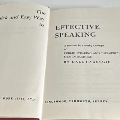 The Quick and Easy Way to Effective Speaking by Dale Carnegie (1962, Hardcover) – photo 3