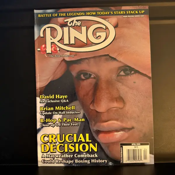 The Ring boxing magazine Floyd Mayweather crucial comeback decision April 2009