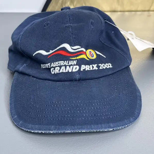 Vintage 2002 Fosters Australian Grand Prix Baseball Cap With Original Tags