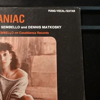 Chappell Music Maniac (Flashdance) Sheet Music Piano Vocal Guitar Intermediate – photo 2