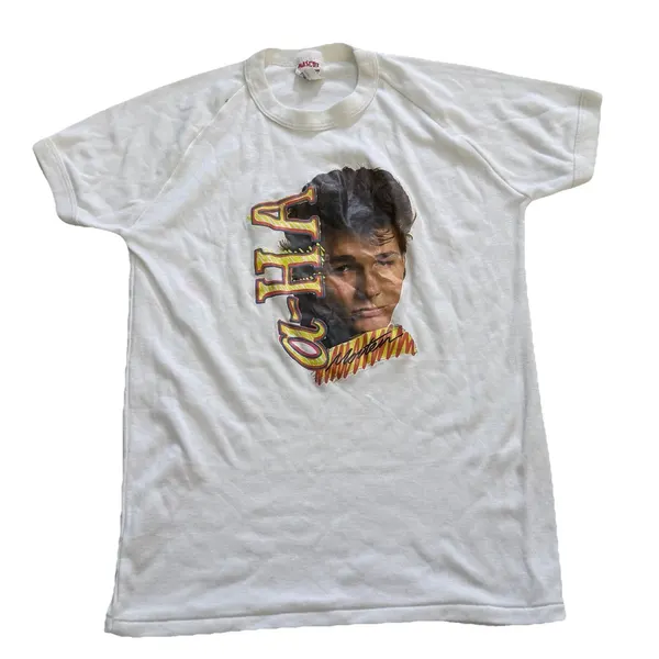 Vintage Aha Morten Harket T Shirt Mascot Sportswear Made Australia Size 14