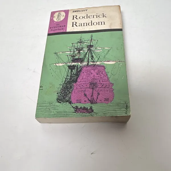 Tobias Smollett Roderick Random Everyman's Library Paperback Reprint 1965