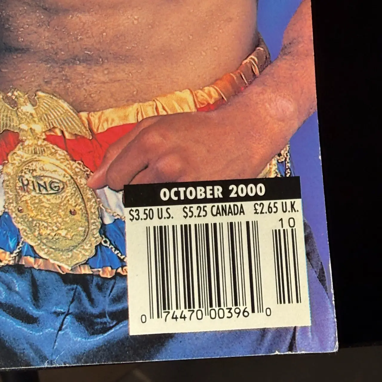 The Ring boxing magazine Roy Jones heavyweight tease October 2000 – photo 2