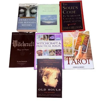 Spirituality New Age Tarot Witchcraft Book Bundle Souls Code Buddhism 7 Books