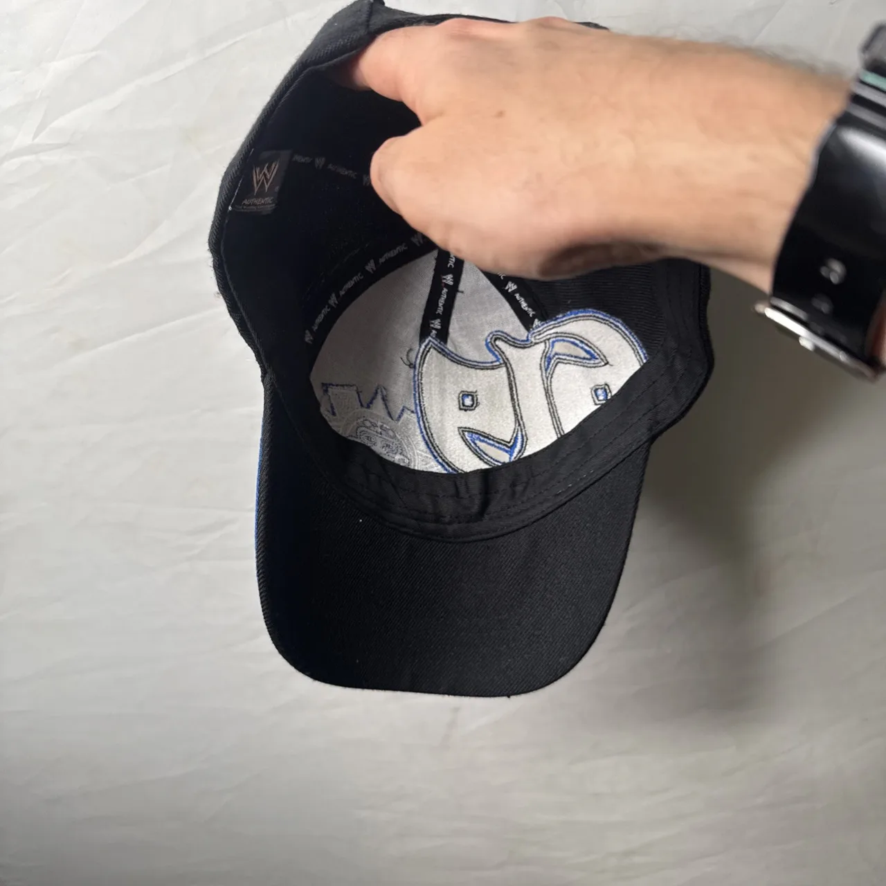 WWE 619 Mysterio Licensed Cap Blue Black Authentic Embroidered – photo 9