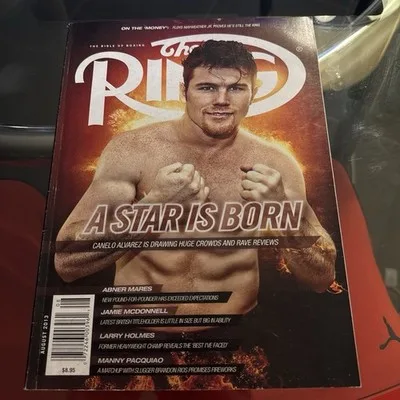 The Ring Magazine A Star Is Born Canelo Alvarez August 2013 Good Condition – photo 3