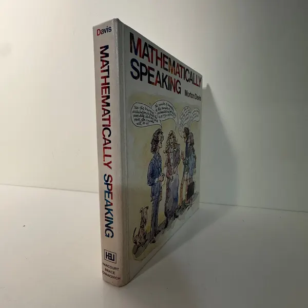 Mathematically Speaking by Morton Davis Hardcover Vintage Mathematics Book 1980