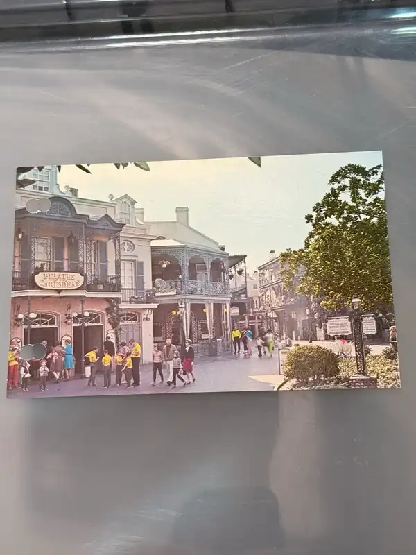 Disneyland New Orleans Panorama Pirates of the Caribbean Postcard DT-35948-C