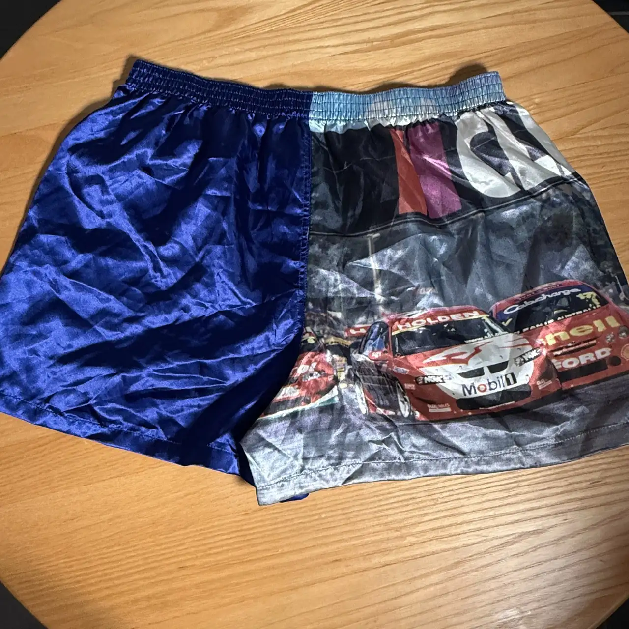 New deadstock Satin boxers mens CLIPSAL 500 V8 supercars 85-90cm 30/32 Blue – photo 10