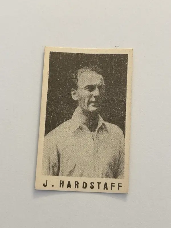 Joe Hardstaff England Cricket Sports Trading Card Single Card (Front & Back)