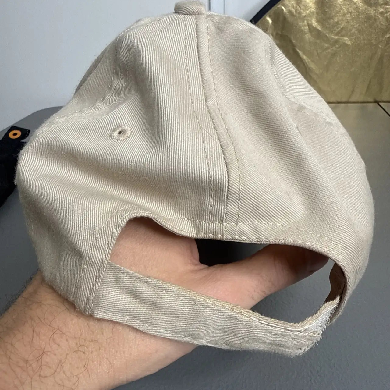 Hat Baseball Cap Jerusalem Holy Land Beige Black Yellow – photo 3