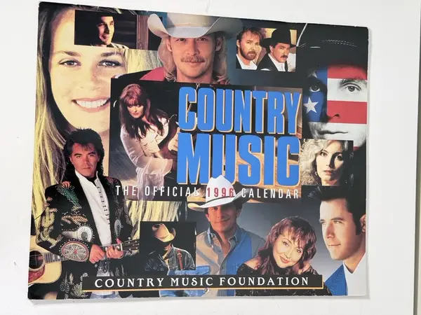 Country Music Foundation Official 1996 Calendar Illustrated Paperback