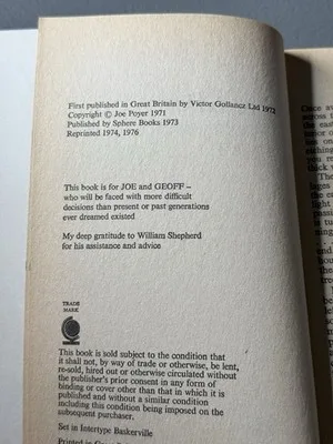 Joe Poyer The Balkan Assignment (North Cape) Paperback Reprint Sphere 1973 – photo 3