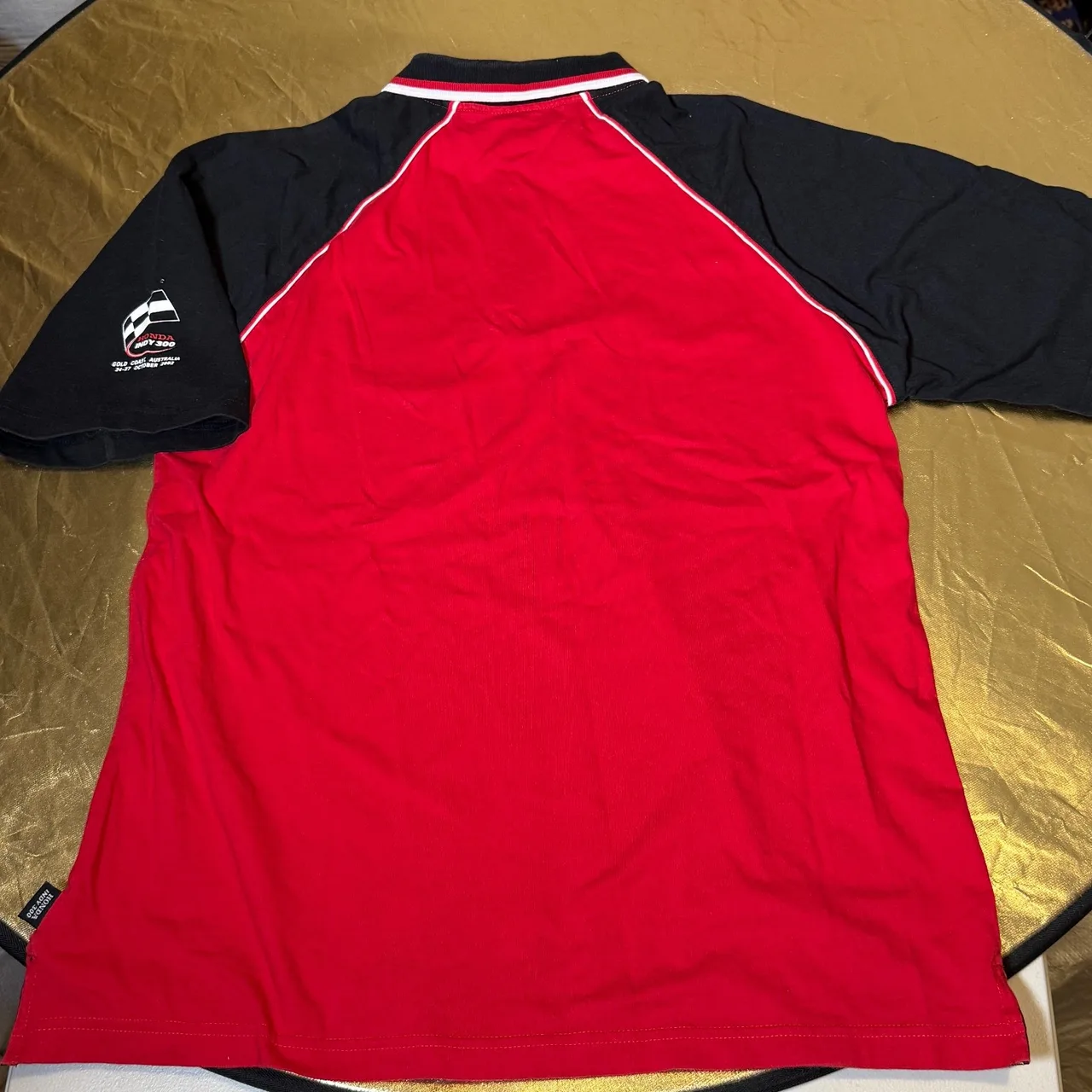 Vintage Honda Indy 300 Gold Coast 2002 polo shirt rare Large adult size – photo 5
