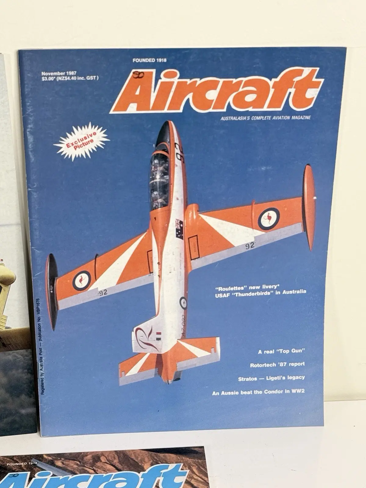 aircraft magazine oct nov dec 1987 aviation issue lot illustrated helicopters – photo 3