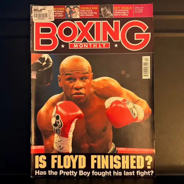 Floyd Mayweather vintage boxing monthly magazine Is Pretty boy finished? 2011