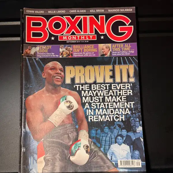 Floyd Mayweather Boxing Monthly magazine the best ever September 2014
