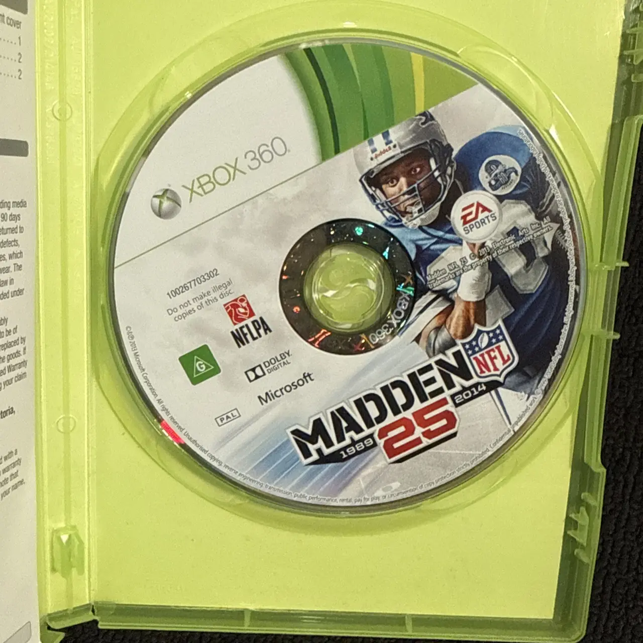 Madden NFL 25, Microsoft Xbox 360 No Manual - 001 – photo 3