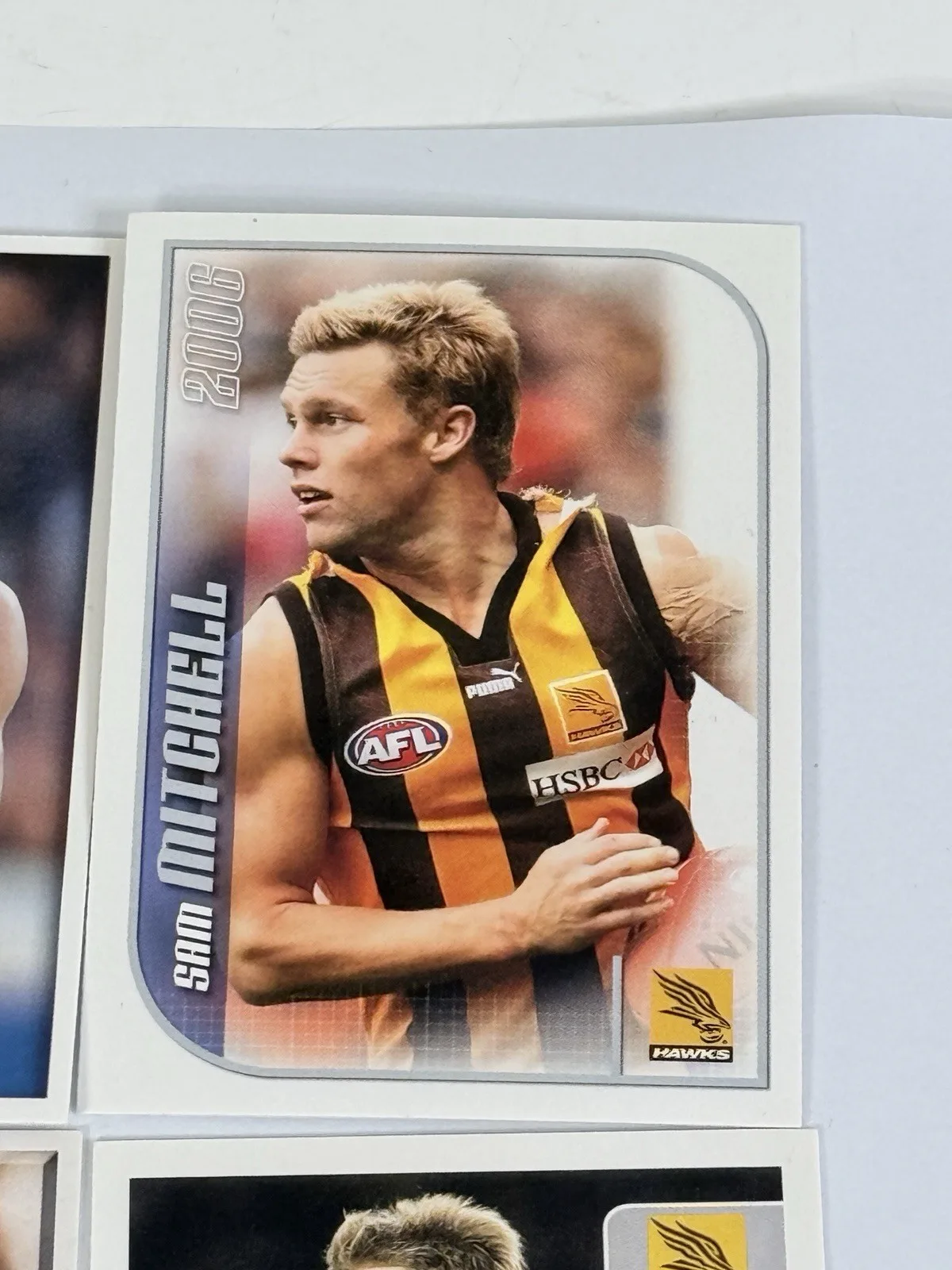 Select Sam Mitchell Hawthorn Hawks AFL 2009 Best & Fairest 6 Card Lot – photo 4