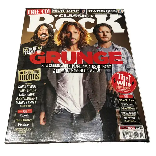 Classic Rock Magazine October 2016 Grunge, BB King, Ian Hunter, Moody Blues