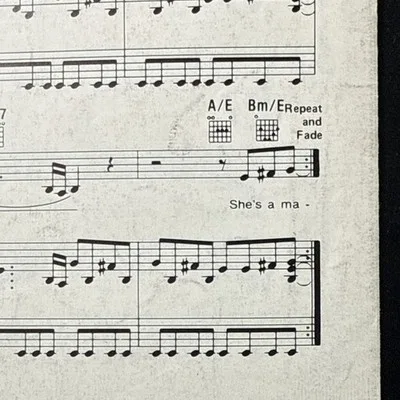 Chappell Music Maniac (Flashdance) Sheet Music Piano Vocal Guitar Intermediate – photo 5