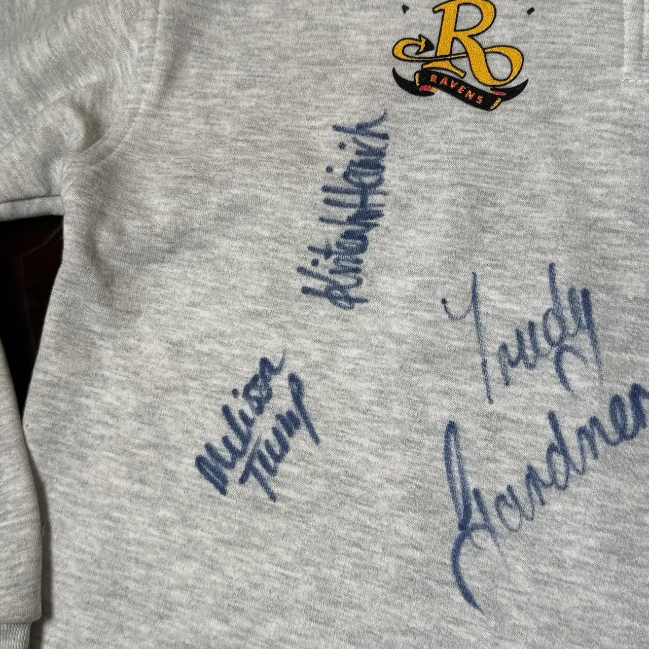 Rare Vintage Adelaide Ravens beautifully signed vintage jumper Large Men's size – photo 7