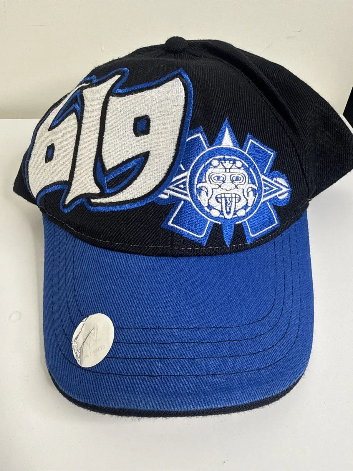 WWE 619 Mysterio Licensed Cap Blue Black Authentic Embroidered – photo 6