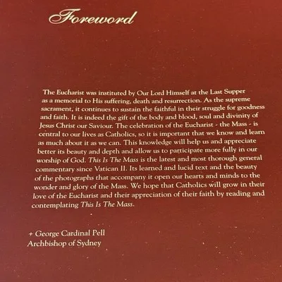 This Is The Mass Special Souvenir Edition 2008 Cardinal Pell Pictorial – photo 6