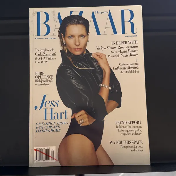 Harper's Bazaar Australia NZ Magazine June July 2025 - Jess Hart