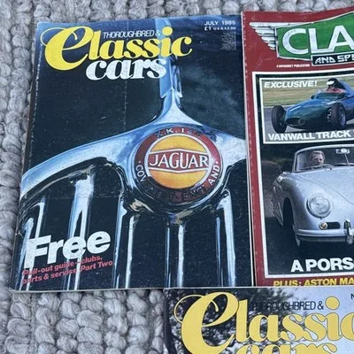 Bundle 3x Vintage Thoroughbred Classic  Car Magazines Job Lot C1 – photo 4