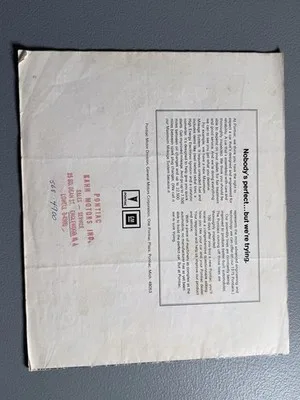 1975 Pontiac Original Sales Brochure Astre Firebird Grand Prix LeMans Vintage – photo 2