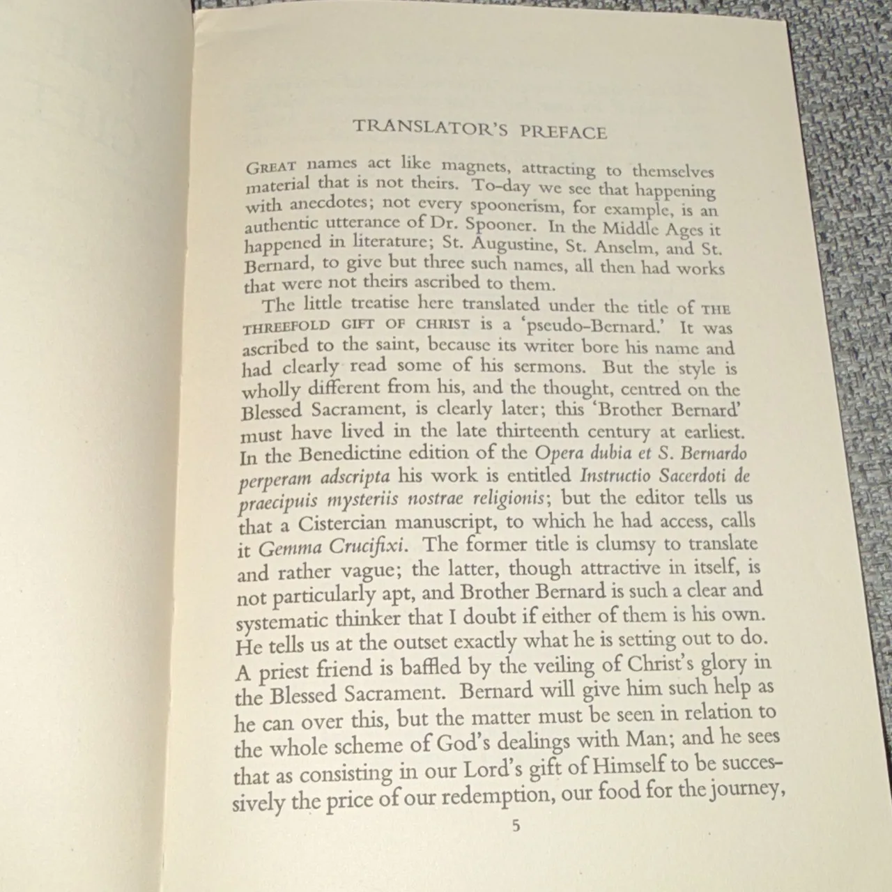 Brother Bernard: The Threefold Gift of Christ (Fleur de Lys Series, 1954) – photo 5